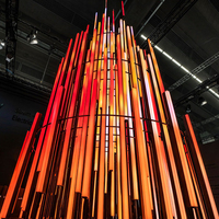 Lumières à flamme dynamique pour intérieur et extérieur, centre commercial, plaza, lumières variables programmables, installation artistique