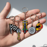 Porte-clés porte-clés personnalisé avec logo de voiture d'affaires Porte-clés en émail doux Porte-clés Design personnalisé Vente en gros Cadeau souvenir