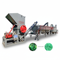 Ligne de production de recyclage et de lavage des bouteilles en plastique PET