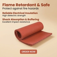 Rouleau de mousse de silicone à cellules fermées ignifuge Kuliwei, éponge de silicone résistante au feu pour l'étanchéité industrielle
