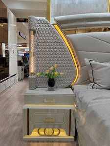 Sang trọng Hoàng Gia Vua Kích thước tủ quần áo phòng ngủ bộ chất lượng tốt đồ nội thất phòng ngủ Bộ Hoàng Gia đồ nội thất phòng ngủ Bộ - Product Image 3