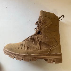 DF25 0625 Coyote <b>Brown</b> Black Plastic Portable Tactical <b>Boot</b> Waterproof Home Use All Seasons High Top <b>Lace</b>-Up <b>Boots</b> - Product Image 2