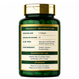 Complément Naturel OEM/ODM Extrait Vert Complexe D3 K2 Glycinate de Magnésium 1160mg Huile d'Aloe Vera en Capsules Molles Sans Produits Laitiers - Product Image 6