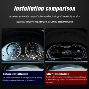 หน้าปัดดิจิตอล Navihua ขนาด 12.3 นิ้ว จอ LCD แผงหน้าปัดอเนกประสงค์ สำหรับ BMW 5 F10 F11 F19 - Product Image 6