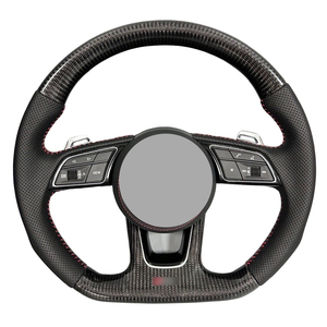 <span class=keywords><strong>Volante</strong></span> Deportivo RS Personalizado <span class=keywords><strong>SLINE</strong></span> Completo en Cuero Nappa y Fibra de Carbono para Audi A6/A7/A3/<span class=keywords><strong>A4</strong></span>/RS3/RS5/RS6/Q3/Q5/Q7 - Product Image 5