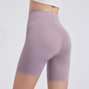 Manufacturer Plus Size Athletic Quick Dry Shorts Solid <b>Pattern</b> Gym Biker Yoga Workout Women's Shorts - Product Image 6