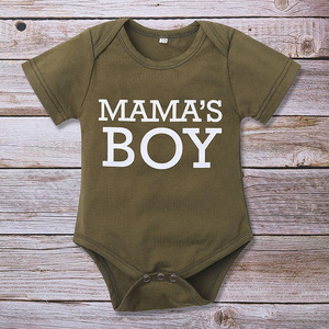 Ensemble de vêtements motif lettres de camouflage, pour enfants, bébés garçons, en coton, pour <span class=keywords><strong>6</strong></span> <span class=keywords><strong>mois</strong></span>, 3 pièces, été - Product Image 3