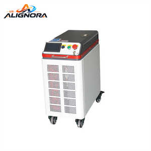 เครื่องทำความสะอาดไฟเบอร์เลเซอร์แบบพัลส์ระบายความร้อนด้วยอากาศ 200W 300W สำหรับโลหะสนิมไม้สี - Product Image 1