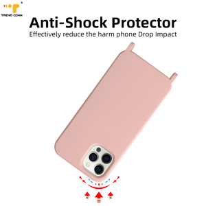 Nouvelle conception 2026 – Étui à <span class=keywords><strong>cordon</strong></span> en silicone rose pour <span class=keywords><strong>iPhone</strong></span> 16 <span class=keywords><strong>Pro</strong></span> <span class=keywords><strong>Max</strong></span> avec collier, <span class=keywords><strong>coque</strong></span> de téléphone portable détachable avec emballage - Product Image 5