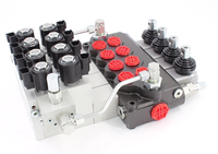 Nouvelle vanne à commande à distance - Vanne à 2 voies 80 lpm (21 gpm) - Vanne hydraulique à commande par joystick pour machines de construction