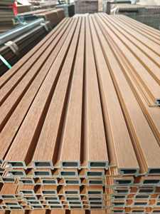 لوح جداري خارجي من مركب الخشب والبلاستيك مقاوم للماء والحريق والصدمات، متين وسهل التركيب للتكسية الخارجية والديكور - Product Image 6