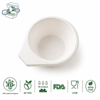 Bol à sauce en bagasse de canne à sucre biodégradable à faible impact pour pique-nique en extérieur et emballage alimentaire