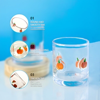 Gobelet en verre personnalisé sans plomb, sans BPA, style Halloween, avec motif de dessin animé pour enfants, réutilisable pour l'eau et les boissons