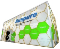 Installation facile adaptée aux besoins du client modulaire de cabine de conception de LINGTONG pour des foires et des salons commerciaux d'événements d'exposition