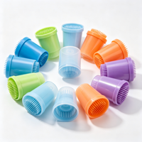Brosse de lavage personnalisée pour pattes d'animaux, fabricant OEM de moules, gobelet de nettoyage pour pattes de chien, moulage par injection CN GUA
