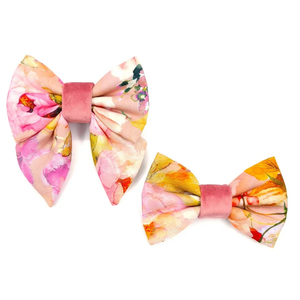 Phong Cách Mới Pet <span class=keywords><strong>Dog</strong></span> Hair Bow Phụ Kiện Kẹp Tóc Đàn Hồi Thắt Lưng Chó Chải Chuốt Có Thể Tháo Rời Với Cổ Áo Có Sẵn - Product Image 2