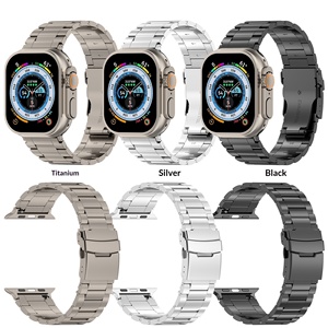 Correa de Reloj Inteligente Compatible con Aleación de Titanio de 22 mm para S9 Ultra IWatch para Garmin con Hebilla de Botón a Presión - Product Image 2
