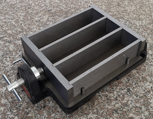 Moule à mortier de ciment, à trois canaux, en laboratoire, appareil de test débutant, moule en cube de Test en béton, Instrument à mortier - Product Image 3