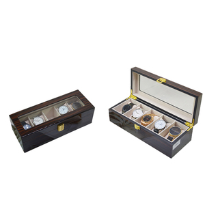 Watch Watches Unique Luxury Oem Factory Piano Lacquer Branded Luxury Wood Design Piano High Glossy MDF Watch Box 5pillows For Watches