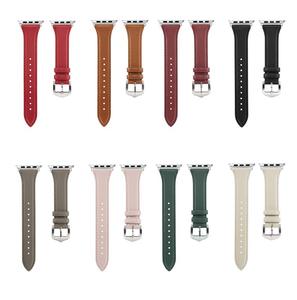 Tali Jam Kulit Asli Pengganti untuk Apple <span class=keywords><strong>Watch</strong></span> Ultra 2 49mm Seri 8 9 45mm Tali Jam Kulit Sapi - Product Image 2