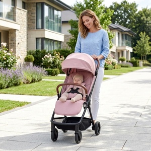 Cochecito Plegable Automático Portátil y Resistente, Cuna para Bebés, Niños Pequeños, Asiento de Auto para Recién Nacidos, Cochecito de Viaje 3 en 1 - Product Image 1