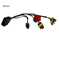 Rangkaian Kabel Sensor Mesin Tahan Air IP67, Kabel Harness Otomotif Multi-Cabang, OEM Custom 12V 24V