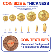 Pièces de monnaie personnalisées carrées, émail souple, impression UV, boîte cadeau 3D, support en zinc, pièce de monnaie de défi personnalisée pour collection