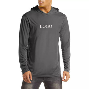 Gran oferta, <span class=keywords><strong>camisetas</strong></span> UV <span class=keywords><strong>baratas</strong></span>, camiseta <span class=keywords><strong>de</strong></span> <span class=keywords><strong>manga</strong></span> <span class=keywords><strong>larga</strong></span> con protección solar UV <span class=keywords><strong>de</strong></span> secado rápido para hombre, ropa <span class=keywords><strong>de</strong></span> pesca con capucha, poliéster personalizado en blanco - Product Image 1
