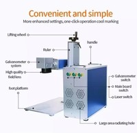 Vente directe d’usine de machine de marquage laser UV de type split, 5W ou 10 W, haute précision, adaptée aux circuits imprimés, au verre et à l’acrylique