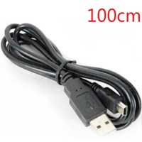 Kabel Data pengisian daya USB 2.0 Male Ke Mini B 1M 0.5M 5Pin untuk kamera Digital MP3 MP4 untuk pengisian daya