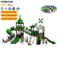 Equipo de Juegos para Niños, Tobogán Comercial para Parques Infantiles, Duradero, de Plástico, para Exteriores, para Escuelas