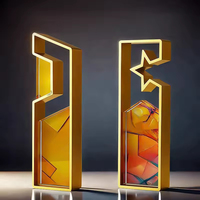 Индивидуальные наградные кристаллы JN с полноцветной печатью, гравированные медали и плакетки