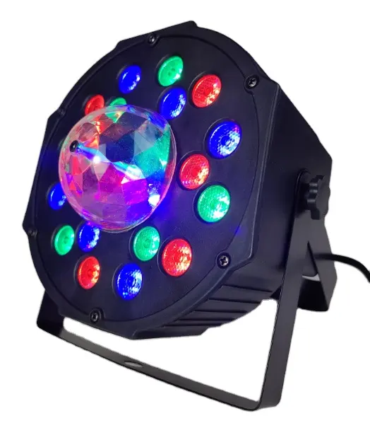 18LED Par Light Party Dj Disco Strobe Light Led Magic Ball Rgb Stage Light Usb With Remote Control Bracket Clamp Top