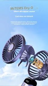 พัดลมพกพาขนาดเล็กแบบชาร์จไฟได้ พับเก็บได้ คุณภาพสูง กำลังแรง - Product Image 6