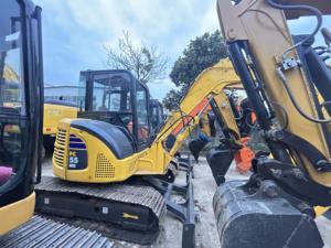 Excavatrice sur chenilles hydraulique Komatsu PC55MR d'occasion de haute qualité avec moteur diesel, 100% d'origine japonaise, prix d'usine - Product Image 2