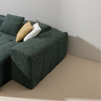 Canapé en tissu compressé moderne, doux et confortable, canapé compressé le mieux noté pour les petits appartements pour les locataires