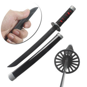 Espada de Demon Slayer de Plástico Navideña, Kimetsu No Yaiba, Tanjiro, Espada Katana de <span class=keywords><strong>Cosplay</strong></span> de Anime, Adorno de Escritorio - Product Image 4