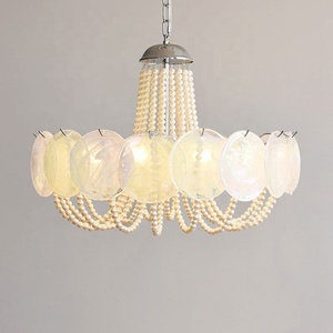 Lustre en verre coloré AB Creative pour salon, salle à manger, chambre à coucher, luminaires de luxe pour hôtel - Product Image 3