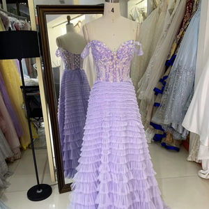 Сиреневый корсет с открытыми плечами - Product Image 1