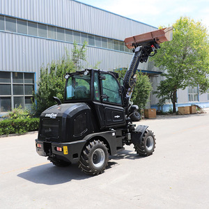 Chargeuse sur pneus télescopique compacte de 1 tonne, chargeuse frontale diesel, petite machine de construction - Product Image 5