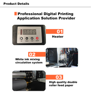 Nueva Impresora UV AB Film DTF con Laminador, Rollo a Rollo de 30 cm, Impresora de Etiquetas UV DTF, Impresora UV DTF A3 A2