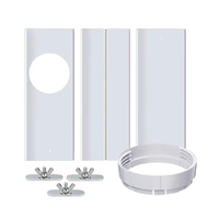 Piezas de Aire Acondicionado Directas de Fábrica: 3 Deflectores de 55-160cm + Interfaz de Boca Plana de 130mm + Tubo de Escape de 1.5m 130mm