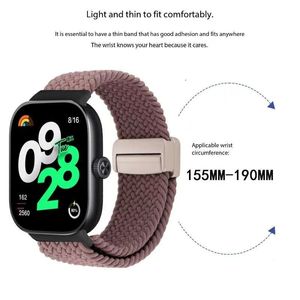 Forwelleny Pulsera Trenzada Magnética, Bandas Deportivas de Nylon Ajustable Suave para Xiaomi <span class=keywords><strong>Mi</strong></span> Band 9 <span class=keywords><strong>8</strong></span> Pro, Correa para <span class=keywords><strong>Redmi</strong></span> Watch 4 5 - Product Image 5