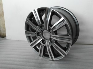 Nouvelles jantes multi-branches en alliage d'aluminium gris moulé lisse de 18*8,5 pouces pour <span class=keywords><strong>LX</strong></span> avec garantie de 3 ans - Product Image 4