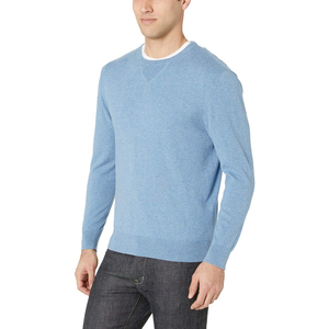 Hommes Personnalisé Plaine <span class=keywords><strong>Blanc</strong></span> 100% Coton Sweatshirts col rond - Product Image 2