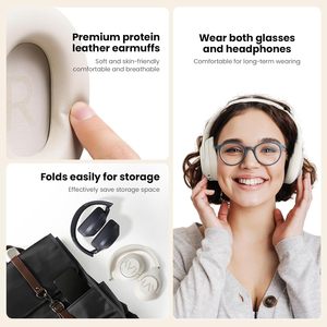 หูฟังไร้สายตัดเสียงรบกวน HAYLOU S30 Pro แบบครอบหู ไมโครโฟน HD 5 ตัว สนทนาได้ 80 ชั่วโมง เสียงความละเอียดสูง - Product Image 5