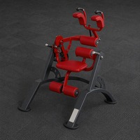 Appareil de musculation abdominale professionnel pour salle de sport, en acier robuste, avec rouleaux de massage