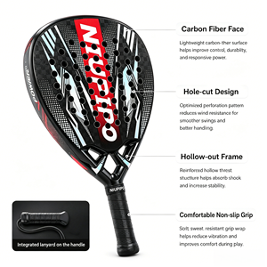 Racchetta da Padel Personalizzata a Forma di Diamante con Nucleo in Schiuma EVA e Fibra di Carbonio 3k/12k/18k - Product Image 1