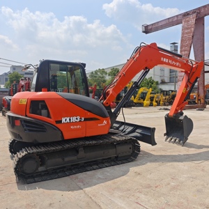 รถขุดขนาดเล็ก Kubota KX183-3 มือสอง ใช้งานน้อย น้ำหนัก 8 ตัน แบบสวิงสั้น ประหยัดน้ำมัน เครื่องจักรขุดเจาะจากญี่ปุ่น - Product Image 4