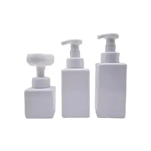 Fabriek Nieuwe 250Ml 450Ml 500Ml Doam Pomp Plastic Lege Heldere Witte Dispenser Zeep Shampoo Schuim Pomp Fles